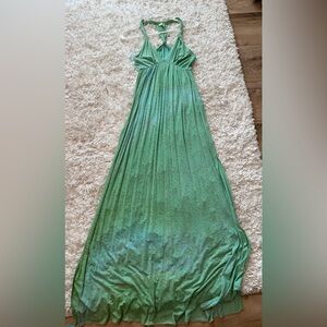 Indah Seafoam Green cheetah Dress